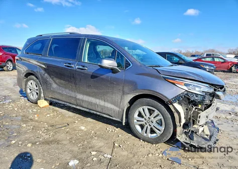 2023 Toyota Sienna Limited из США, поврежденный, VIN 5TDESKFC2PS102727